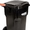 Otto Mobile Heavy Duty Trash Container, 65 Gallon, Black 6956060F-B41 - alternate 3